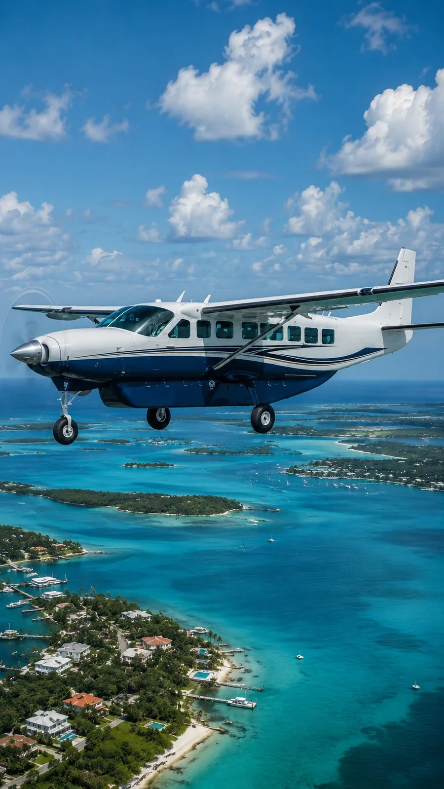 A small charter plane